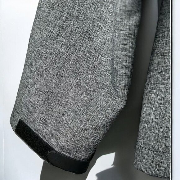 Kirkland Signature Mens 2XL Full Zip Softshell Jacket Adjustable Hem Cuff Gray - Picture 10 of 12